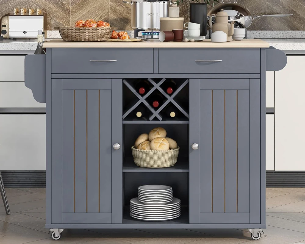 kitchen storage with wheels
