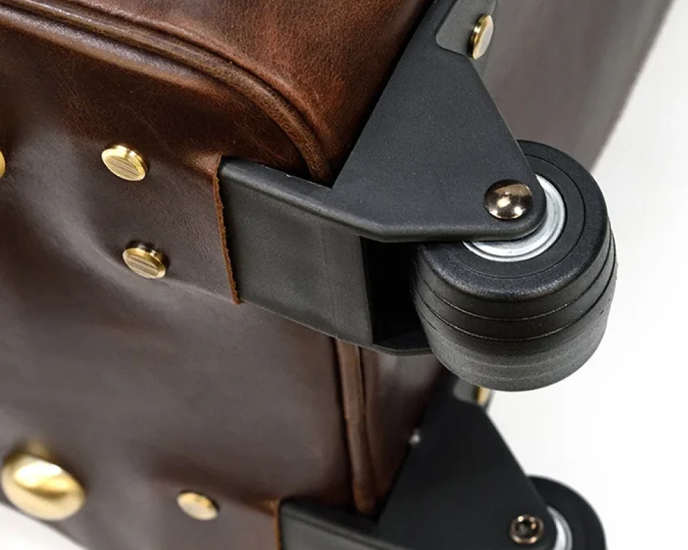 mens carry on luggage leather